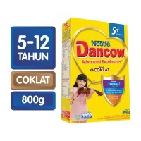 DANCOW 5+ CLCN DHA Coklat 12x800g ID